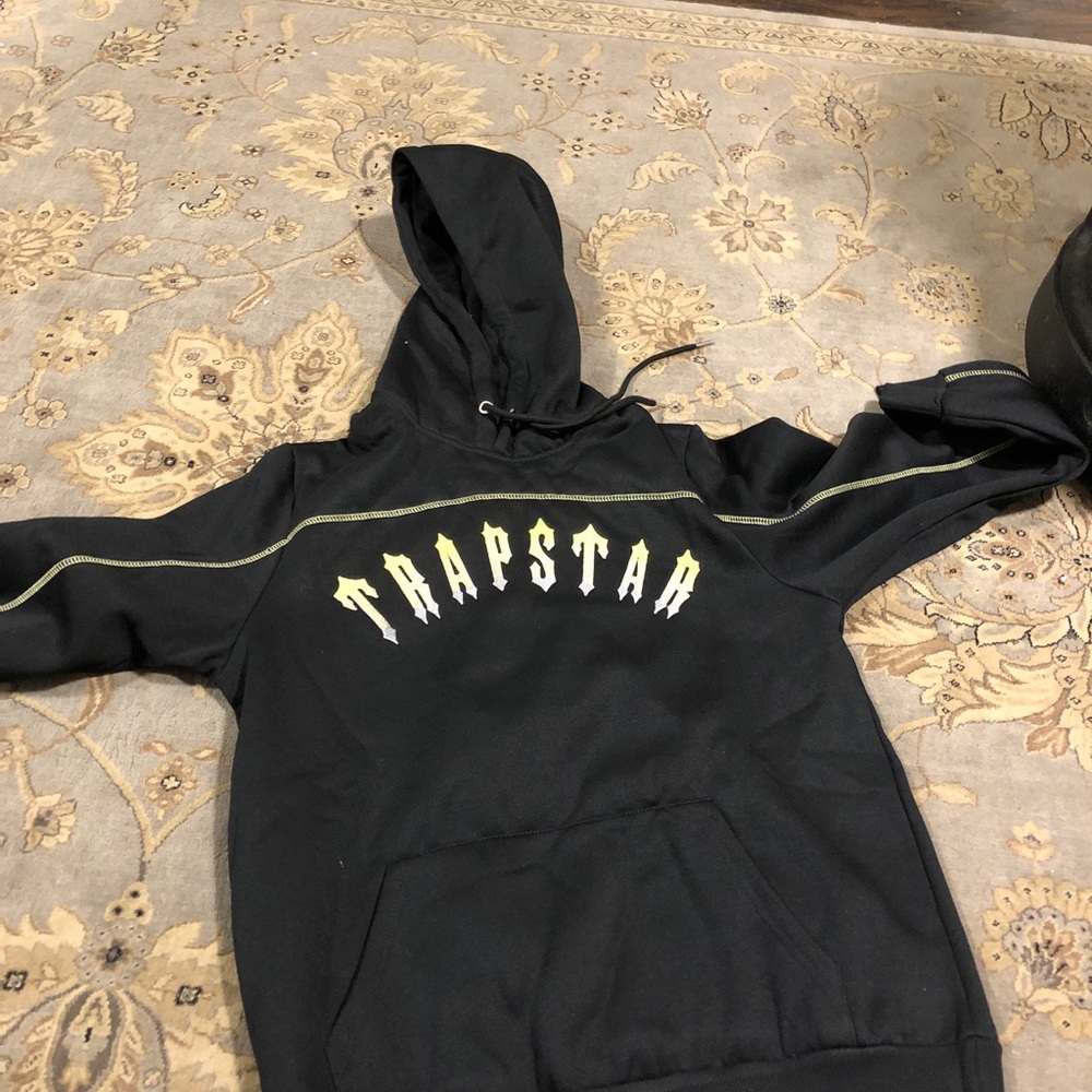 Black trap star hoodie